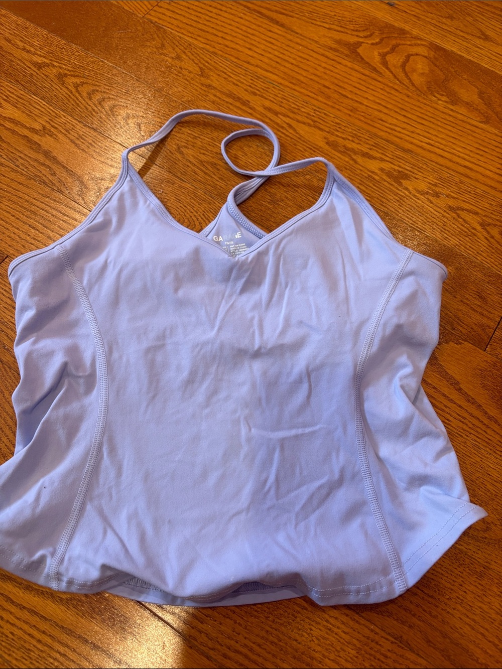 Perky purple garage brand y back tank